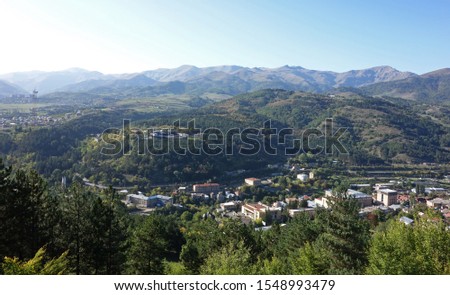  Dilijan town aerial view, Armenia                              
