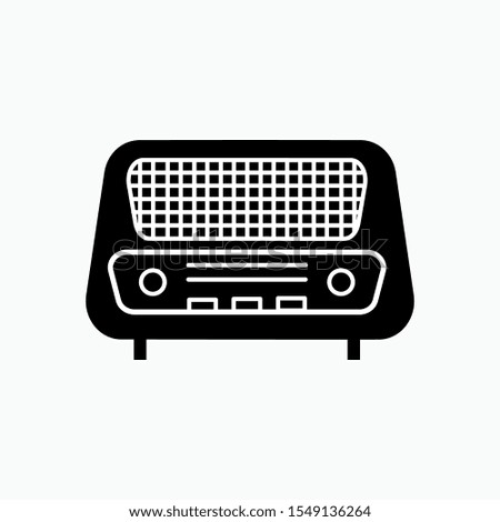 
Radio Icon - Vector Sign and Symbol for Design, Presentation, Website or Apps Elements. 