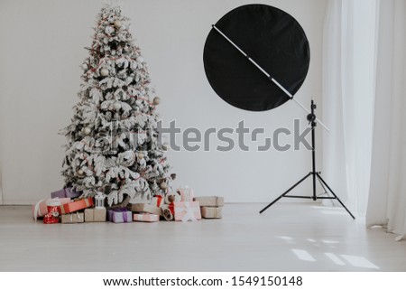 new year Christmas tree photo holiday gifts