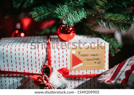 Close up Christmas decorations for Background  