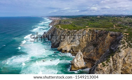 Natural Park of Sintra at Cape Roca in Portugal called Cabo de Roca - travel photography