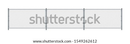 Chain link fence. Metal Wire Fence. Wire grid construction Royalty-Free Stock Photo #1549262612