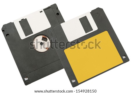 Floppy disk magnetic computer data storage