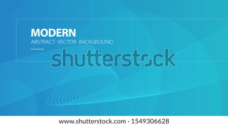 Blue abstract design element modern background wavy lines shape vector banner, elegant wave backdrop poster or flyer with light and technology stripes, curve energy fluid gradient decoration template
