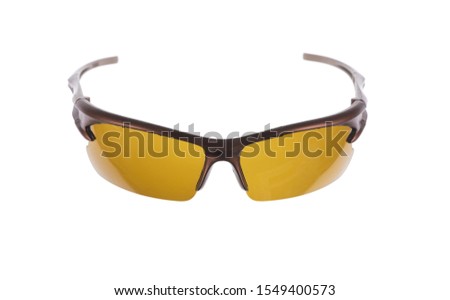 tactical military glasses isolated on white background