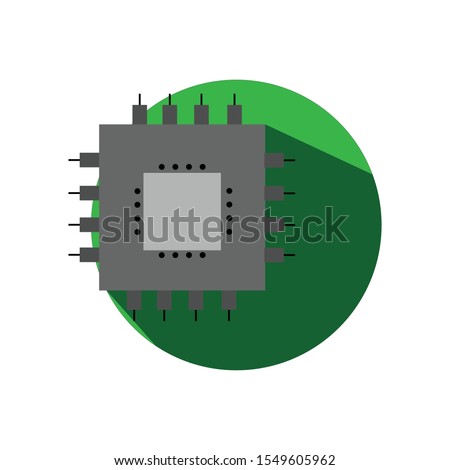 Chip Processor Cpu Logo Vector Images