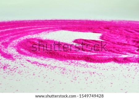 Purple sand color painting flower picture.