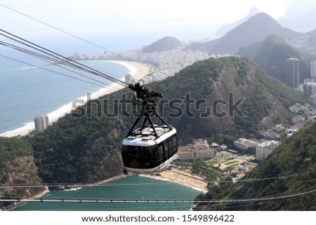 
aerial view of the Copacabana and Corcovado - Rio de Janeiro Brazil