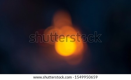 Fire theme creative abstract blur background with bokeh effect.