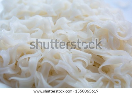 Thai rice noodles. Fo-Kho. Abstract background.