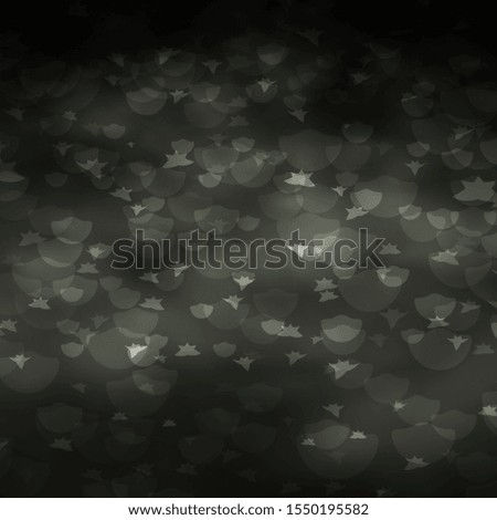 Light Gray vector template with circles, stars. Colorful disks, stars on simple gradient background. Texture for window blinds, curtains.