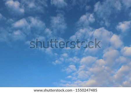 Sky, clouds, and morning light background
