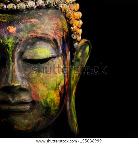 colorful Buddha Royalty-Free Stock Photo #155036999