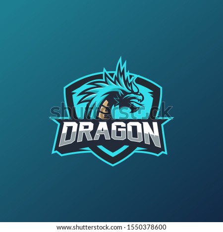 dragon logo design icon emblem