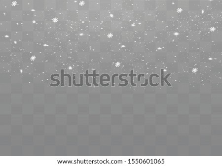White gradient decorative element.vector illustration. Snow and wind on a transparent background.  winter and snow with fog.