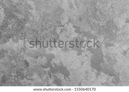 Texture of gray decorative stucco or concrete. Abstract background for design. Art stylized banner with copy space for text.