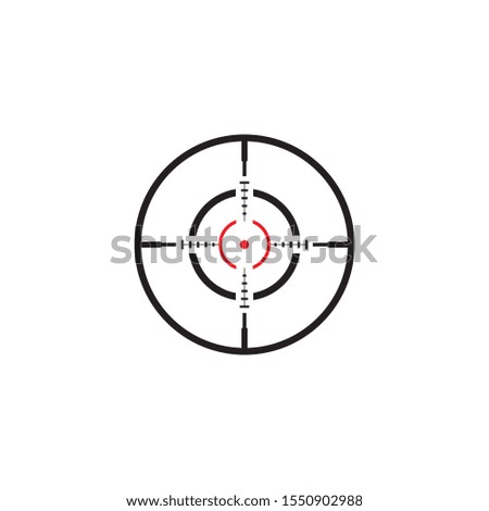 target vector icon illustration design template