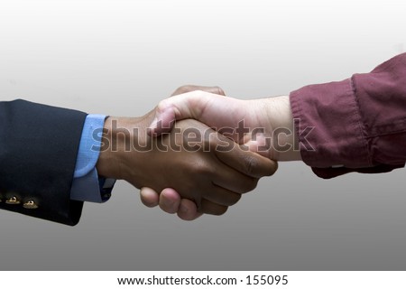 Agreement - on gray gradient background