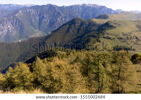 Regional Natural Park of Lessinia, natural landscapes of Italian mountains