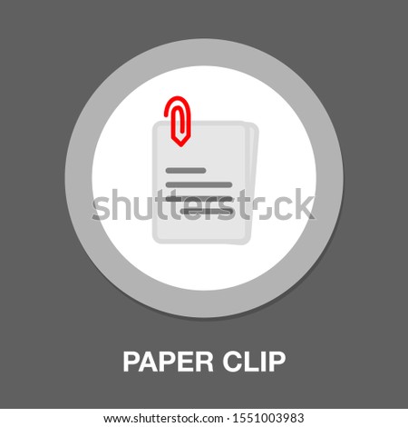 paper clip attachment icon - paper clip, email attachment, attached file