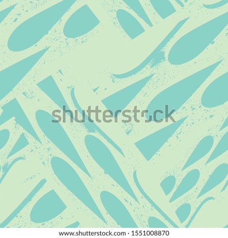 Seamless abstract pattern with chaotic drops, dots.