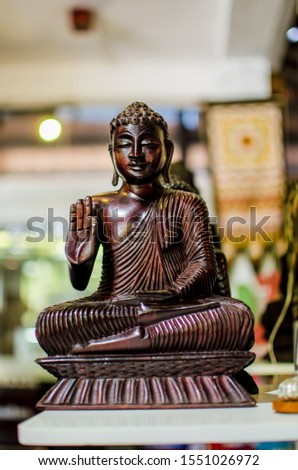 statue of buddha. Asia. Sri Lanka