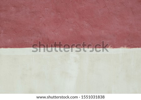 old red and white wall