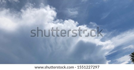 Beautiful Cumulus Clouds on a Spring Afternoon
