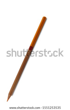  Pencil with Copy Space Isolated on a White Background.