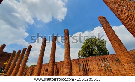Pictures of Ayutthaya old temples