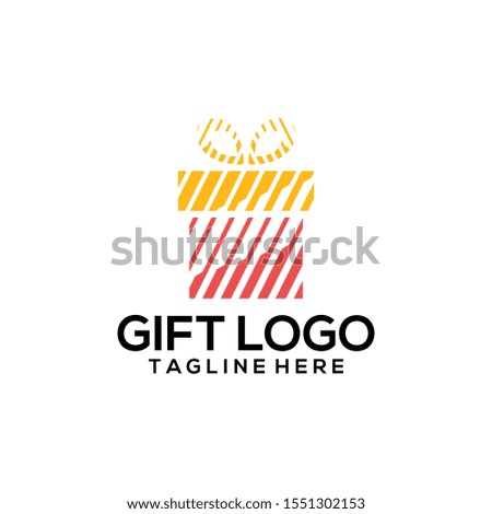 The Gift Logo Design Vector Template