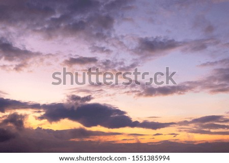 beautiful colorful sunset or sunrise sky background