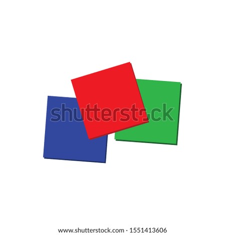 note or book, card vector, symbol or icon