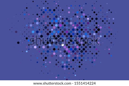 Light Blue, Red vector template with circles. Abstract illustration with colored bubbles in nature style. Template for your brand book.