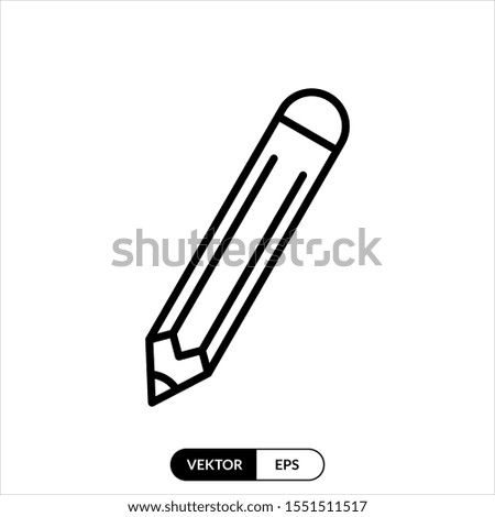 vector based pencil icon design