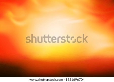 Light Orange vector abstract bright texture. Glitter abstract illustration with gradient design. Elegant background for a brand book.