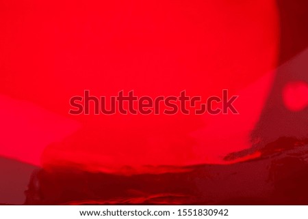 Delicious red jelly as background, closeup view