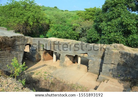 Historical Budhdha caves of Khambhalida
Situated near the Khodaldham Temple Kagvad, near Rajkot Gujarat Royalty-Free Stock Photo #1551893192