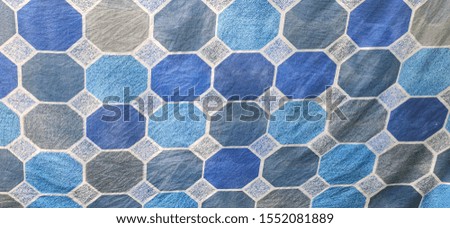 Blue dots abstract design pattern
