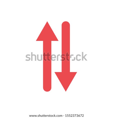 red arrows icon design, Direction web forward direction web forward infographic and pointer theme Vector illustration