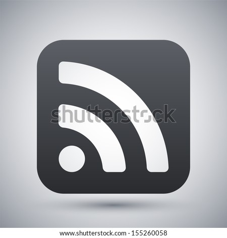 Vector RSS icon Royalty-Free Stock Photo #155260058