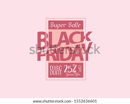 Pink Blank Friday Super Sale Discount 25%