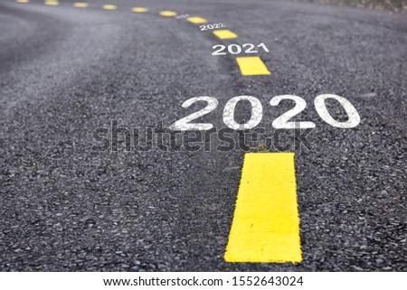 2020 happy new year concept Royalty-Free Stock Photo #1552643024