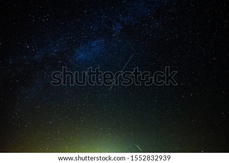 pure stars with clean sky