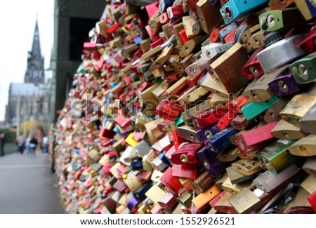 Love Locks in Cologne City