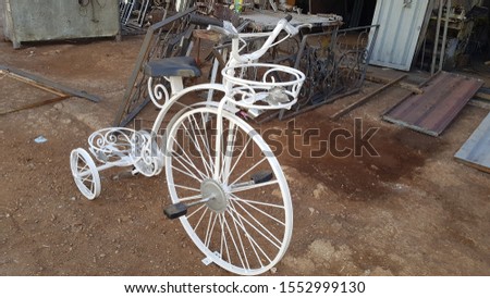 Bicycle photos for interior and exterior  decoration 