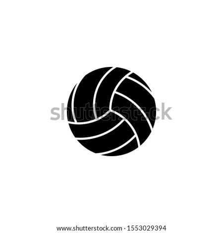 volleyball icon design vector template