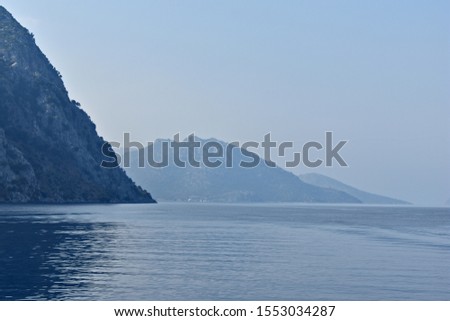 Mountains on the Aegean Sea, Turkey