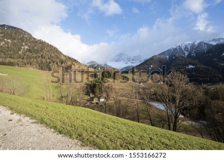 Wonderful landscape  Santa Maddalena village, Dolomites, Funes valley South Tirol Italy, Europe