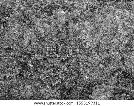 Rock black stone grunge texture and background